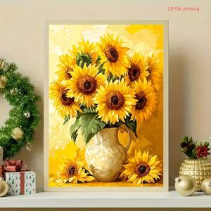 TEMU 2D 평면, 1개 40x50cm/15.75x19.69인치 프레임리스 5D 페인팅 키트, 아트 자수 십자수 공예 벽 장식용, 생일, 크리스마스, 할로윈 & 추수감사절 깜짝 선물
