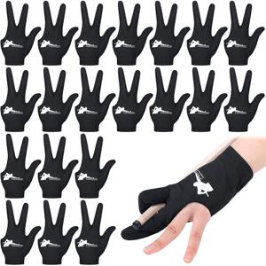 TEMU 10/20/30개 빌리어드 풀 장갑 세 손가락 빌리어드 장갑 좌우 손 큐 스포츠 액세서리 여성 남성용, 빌리어드 풀 액세서리, 오른손용 빌리어드 장갑, 빌리어드 풀 액세서리 장갑 사이즈 여성용, 오른손용 빌리어드 장갑, 빌리어드 장갑 사이즈