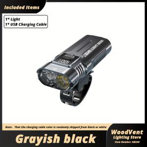 TEMU 2-Light Bead 고광도 LED USB 충전식 자전거 조명, 야외 사이클링 조명, 4가지 조명 모드 + 배터리 디스플레이, 버클 포터블 디자인, 설치가 쉬운 핸들바 브래킷, 야간 라이딩, 낚시, 비상 상황에 적합