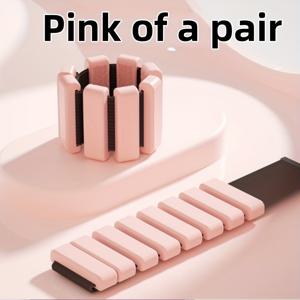 TEMU 2pcs 손목 무게 벨트 - 홈 및 야외 피트니스용 조절 가능한 1파운드 샌드백 무게, 분리형 디자인, 4가지 색상 (핑크, 보라색, 갈색, 검정색) - 남성 및 여성용, 모든 계절 사용, 운동 액세서리, 세련된 디자인, 안전한 잠금|무게조절덤벨
