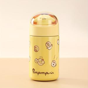 TEMU 1개 캐릭터 보온컵 280ml, 귀엽하고 컴팩트한 물병 - 효과적인 열보존과 휴대성|트래블보틀