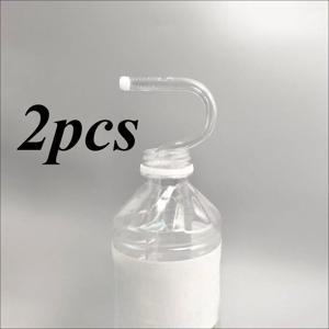 TEMU 2개 세트 재사용 가능한 유리 곡선형 주름 빨대 + 1개의 브러쉬, 플루트 디자인 사이드 휘슬 빨대