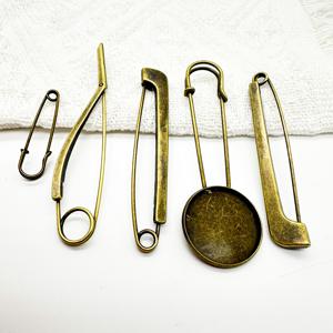 TEMU 빈티지 브론즈 안전핀 - 우아한 앤틱 마감, 의류, 숄, 의류, 보석 제작용 헤비듀티 바느질 & 공예 핀 - 재봉, 뜨개질, 퀼팅, 스크랩북에 이상적 - 빈티지 패션 및 DIY 프로젝트를 위한 장식적인 금속 고정장치, 재봉 액세서리, 뜨개질 액세서리, 샤울 핀, 클래식 디자인, 내구성 있는 구조, 공예 애호가