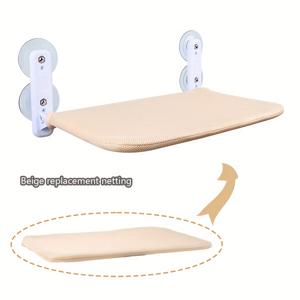 TEMU 1개 내구성 있는 고양이 해먹 교체용 네트 - 깔끔한 소파 안전 디자인, 통기성 쿨링 침대, 흔적 없는 벽부착 접착제, 다층 스윙 및 휴식 공간, 접이식 공간 절약형 소재 (교체용 패드만)