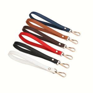 TEMU 6pcs 인조 가죽 제거 가능한 손목 끈 스트랩 버클 (다양한 색상) 핸드백/지갑/숄더백 및 휴대폰 잠금 슬링 스트랩, DIY 지갑 액세서리, DIY 지갑 만들기|핸드폰가방