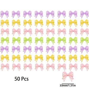TEMU 20/50개 AB 컬러 대형 리본 비즈 솔리드 컬러 루스 비즈 홀 DIY 공예용품, 폰 체인 키체인 팔찌 목걸이 의류 헤어 액세서리 커튼 장식 비즈