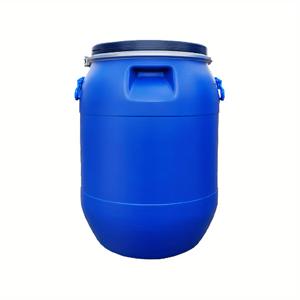 TEMU 1개 50L 플라스틱 버킷 (뚜껑 및 손잡이 포함), 원형 디자인, 누수 방지 기능, 애완동물 사료 보관, 물통, 의료 폐기물 처리, 산업용 (내구성 & 다용도)