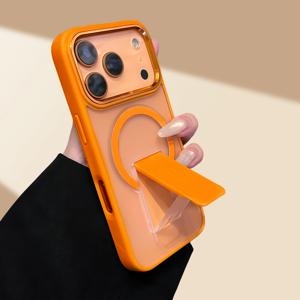 TEMU 아이폰 15 16 17 14 13 케이스 마그네틱 [히든 스탠드], 투명 하드 백커버, 미끄럼 방지 그립 충격 보호 케이스, 충격 방지 커버, 폰 커버,세련된 디자인,내구성 있는 소재,스크래치 방지 커버,히든 스탠드 케이스,기술 애호가,아이폰 사용자|그립톡|아이폰케이스
