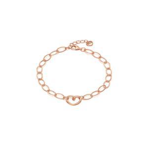 [바쵸바치] Silver925 Love Chain Bracelet (pink) D21SB0826