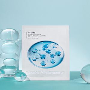 [더블유랩] [5매입] 더블유랩 논슬립 마스크 쿨링 히알루론산
