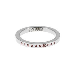 [매종 마르지엘라] 메종마르지엘라 SM6UQ0059 P7351 969 MM6 뱀의 해 인그레이빙 넘버링 로고 3mm 반지