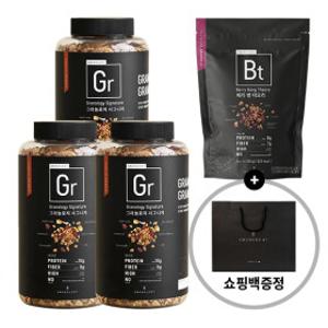 그라놀로지 시그니처 그래놀라 440g x 3병 + 베리 뱅 띠오리 150g(쇼핑백 증정)