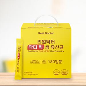 [6개월분] 리얼닥터 닥터픽 생유산균 (2g x 180포 x 1박스)