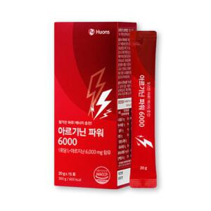 아르기닌 파워 6000 고함량 L-아르지닌 15일분 (20g x 15포 x 1박스)