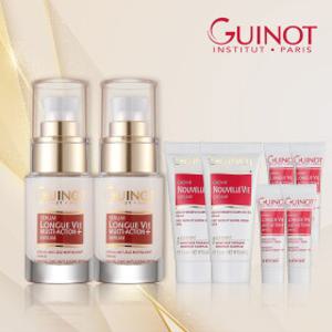 파격특가 프랑스 직수입 기노 롱그비 플러스 세럼 30ml 2통+3ml 4통+누벨비크림 15ml 2통