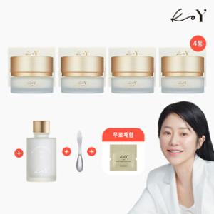[고현정의 KoY] 단백질 코어 크림 (크림 50ml*4, 토너 100ml*1, 쥬얼 마사지볼, 무체분 크림 2ml)
