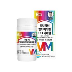 멀티비타민 123 미네랄 2개월분(980mg × 60정 x 1개)