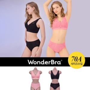 원더브라(WONDERBRA) COMFY GLAM 브라팬티 2세트