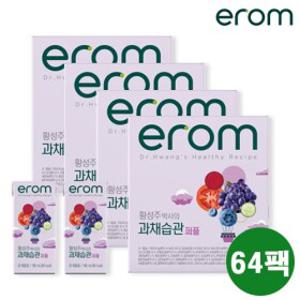 이롬 황성주박사의 과채습관 퍼플 64팩(190ml*16팩*4박스)