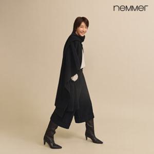 (25FW) 폭스울혼방 크래프트 판쵸 아우터 + 머플러