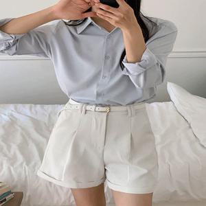 ????6천장돌파/활용도갑???????? 메들리 링클 프리 셔츠 - 구김방지 카라셔츠 남방 블라우스 데일리 베이직 레이어드 직장 하객룩 봄 가을 겨울 교복 축제 행사 오피스룩 면접