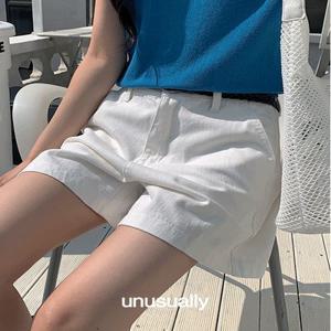 [기본반바지????] 언유즈얼리 마그넷 코튼 하프팬츠 (2color)