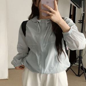 [천장판매/간절기템]/고퀄] syrup windbreaker hood jacket  시럽 여름 후드 바람막이 자켓 4color