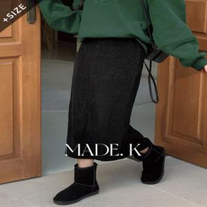 [MADE/15만장돌파]포케 벨로아 밴딩 롱 스커트 (S-XL/데일리룩/출근룩/오피스룩/봄스커트/밴딩스커트/코듀로이스커트)