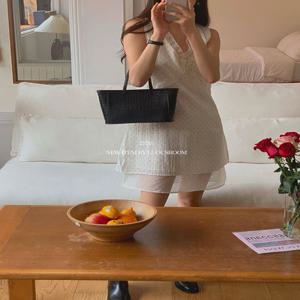 [롱기장추가] [미니&롱????/made/카피주의]클라렛 가을 레이어드 오간자 레브이넥 하객룩 원피스(3color) 출근룩/셀프웨딩/데이트룩/스냅촬영/브라이덜샤워
