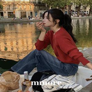 [MORREST][3천장돌파/까슬거림절대X/후회없는선택][made] 스모어 하찌 루즈핏 브이넥 니트 (가을/간절기/데일리/데일리룩/출근룩/데이트룩/브이넥/니트/가을니트/겨울니트/오피스룩/겨울/신상/상의)