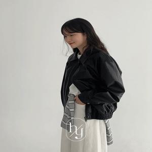 [HONEST, YOU] 디코이 루즈핏 레더 집업 자켓 - jk(2color)