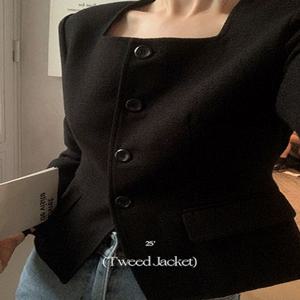 [던스원단/우아한트위드/믿고꺼내입는자켓/55부터77까지][made] 라비엔 트위드 자켓 (가을/간절기/신상/데일리/데일리룩/출근룩/하객룩/격식룩/데이트룩/트위드자켓/트위드)