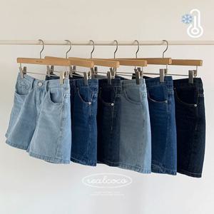 [시즌오프????/2가지기장/made] 피피 데님 반바지 - 3color (썸머/숏팬츠/3부/4부/하프팬츠/휴가룩/데일리룩)