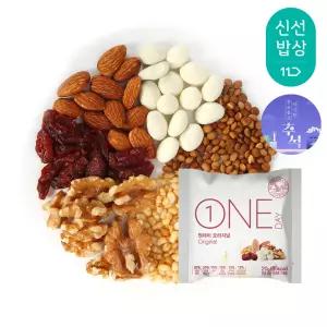 [산과들에] 하루견과 원데이오리지널 100봉 낱봉 / 추석 명절 실속 견과 견과류 간식 선물