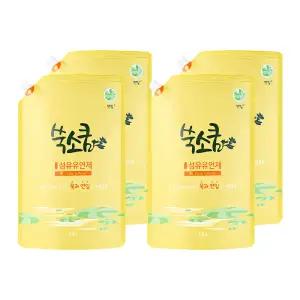 [쑥소쿰] 연잎 섬유유연제 1.6L 4개