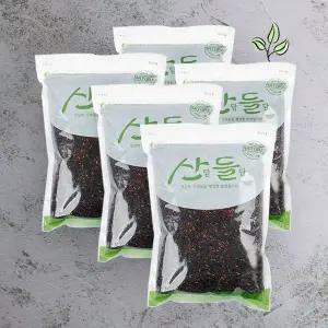 [예찬愛][명절 후 배송] [산담들담] 우리잡곡 찰흑미1kgx5팩(5kg)