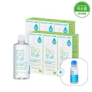 [공식] 바슈롬 바이오트루 렌즈세척액 300ml x6개 (+여행용)