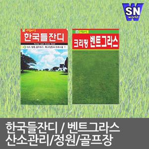 잔디 씨앗 한국들잔디 산소관리용 정원용 골프장 성묘
