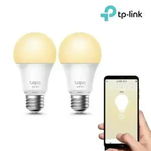 Tapo L510E(2팩) 스마트 조광 전구 LED 조명 IoT 구글홈 절전