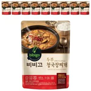 [소비기한 임박] CJ 비비고 두부청국장찌개, 460g, 10개