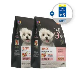 목우촌 펫9단 말티즈 1.8kg 2개 + 벨버드 오리지날 패드 10매 증정