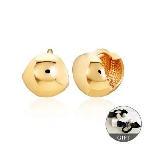 (10월베스트) 14K 골드 볼 원터치 귀걸이 M 한쌍 MOE40028