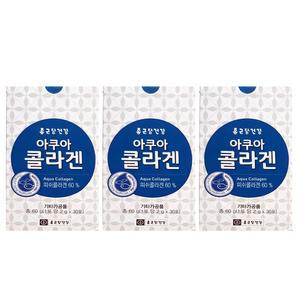 종근당건강 아쿠아 콜라겐 2g x 30포 3박스 his