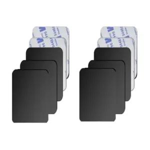 메탈 플레이트 블랙 사각 철판 10pcs T0537-10