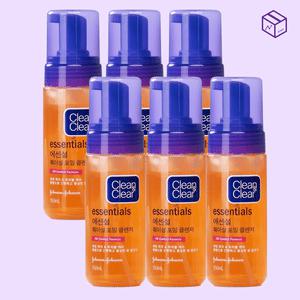클린앤클리어 에센셜 훼이셜 포밍 클렌저 150ml 6개