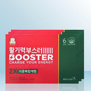 정관장 활기력 부스터 (액상 20ml + 정제 400mg) 14개입 x 3개 / IBY