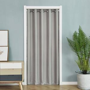 중문 방풍 암막커튼(압축봉 포함) 235cmX150cm / 4color 보온커튼 방풍커튼
