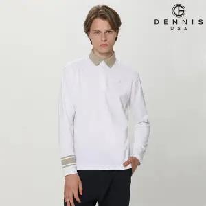 [데니스골프][DENNIS] 남성 에리배색 긴팔카라티_NAPFMTS004