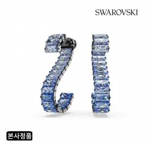 [/본사정품] Matrix 블루 루테늄 S자형 드롭 귀걸이 5705780