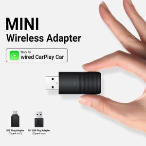 안드로이드 오토 동글 미니 무선 CarPlay 어댑터 자동차 Bluetooth WiFi 빠른 연결 OEM 유선 플러그 플레이 New